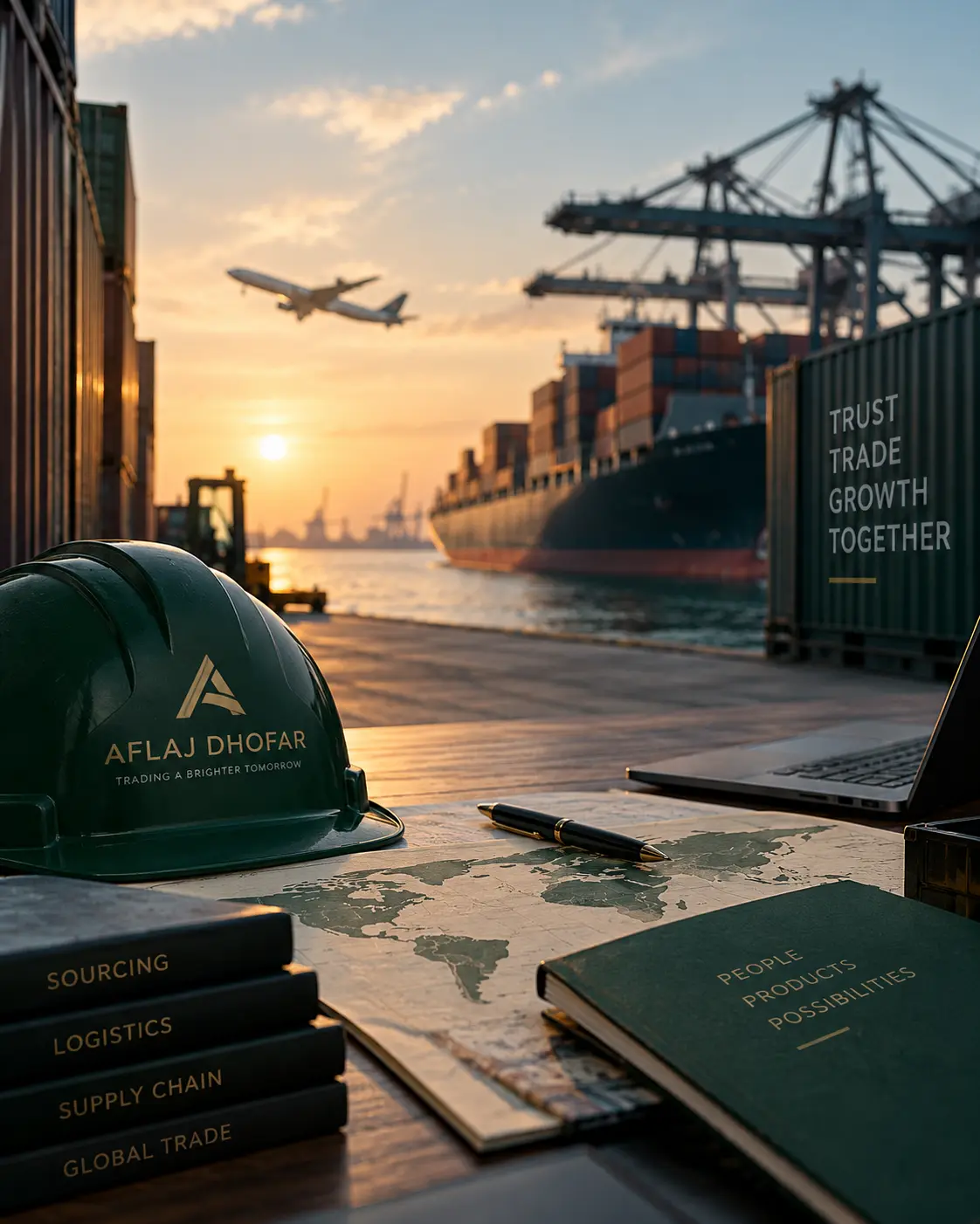Aflaj Dhofar international trade and supply coordination